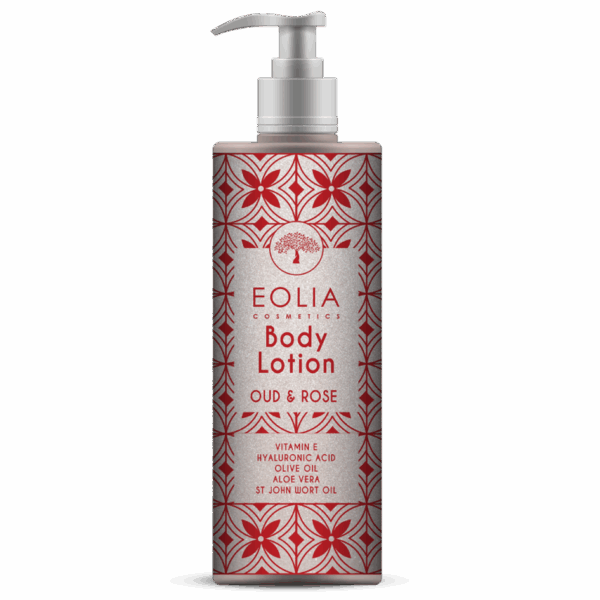 BODY LOTION ME ΥΑΛΟΥΡΟΝΙΚΟ OUD & ROSE 250ml EOLIA