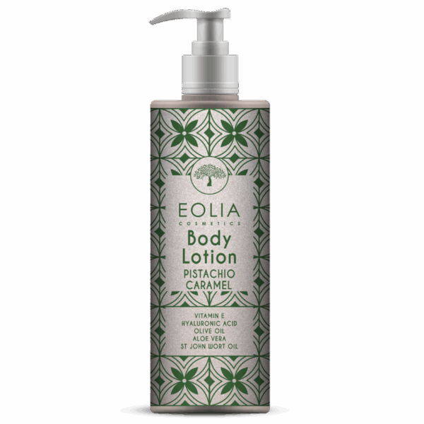 BODY LOTION ME YΑΛΟΥΡΟΝΙΚΟ PISTACHIO CARAMEL 250ml EOLIA