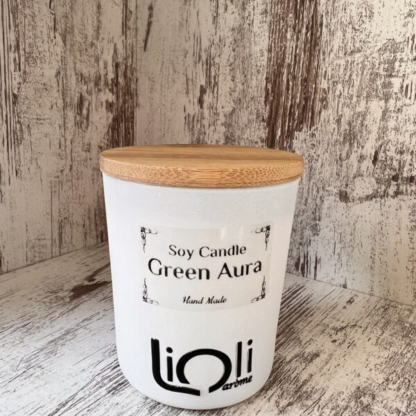 Κερί Σόγιας Green Aura Hand Made