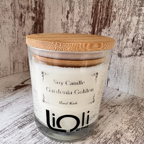 Κερί Σόγιας Gardenia Golden  Hand Made