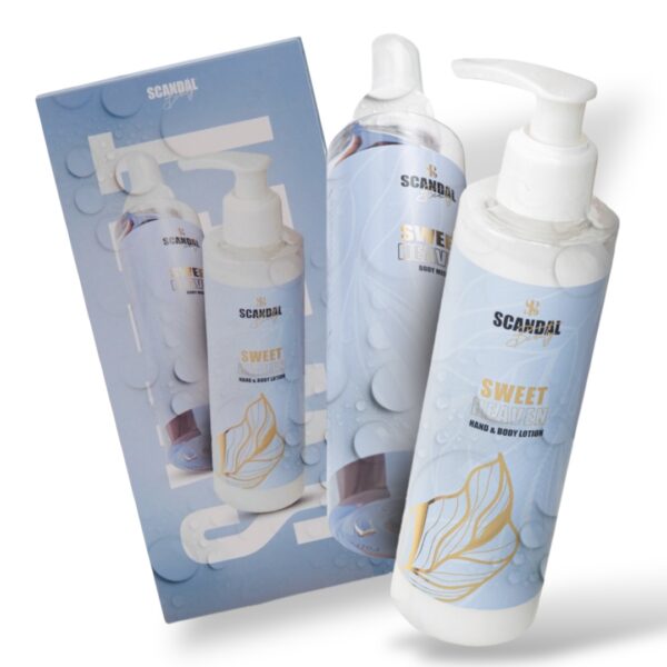 Σετ Περιποίησης Σώματος “Sweet Heaven” με Άρωμα Musk – Λοσιόν & Σπρέι (2x200ml)