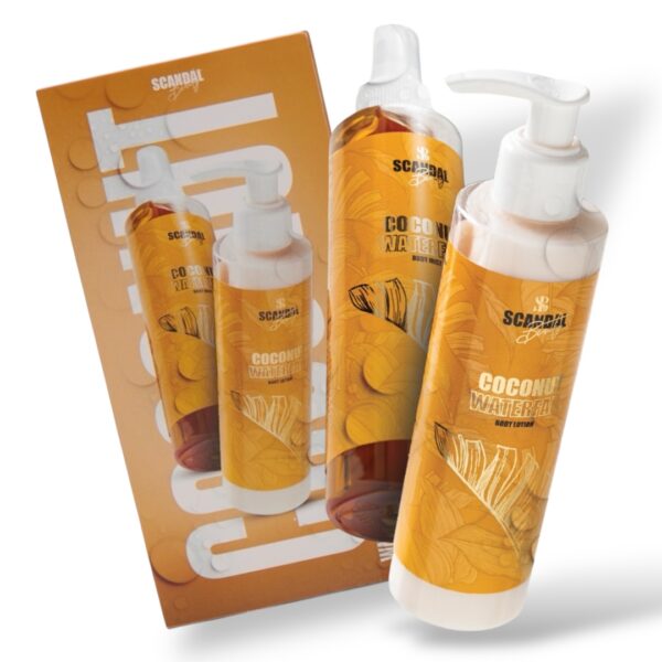 Σετ Περιποίησης Σώματος “Coconut Waterfall” με Άρωμα Βανίλιας – Καρύδας & Κρίνο της Κοιλάδας – Λοσιόν & Σπρέι (2x200ml)