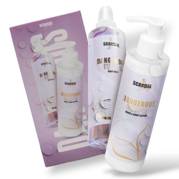 Σετ Περιποίησης Σώματος “Dangerous Utopia” με Άρωμα Δροσιάς – Λοσιόν & Σπρέι (2x200ml)