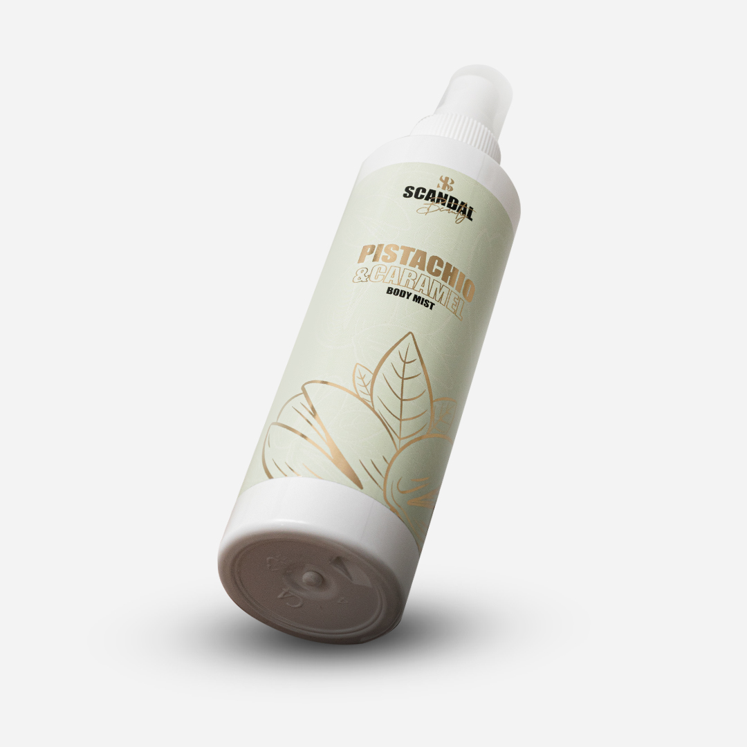 Pistachio & Caramel Body Mist –Σπρέι Σώματος με Φιστίκι, Καραμέλα & Βανίλια (200ml)